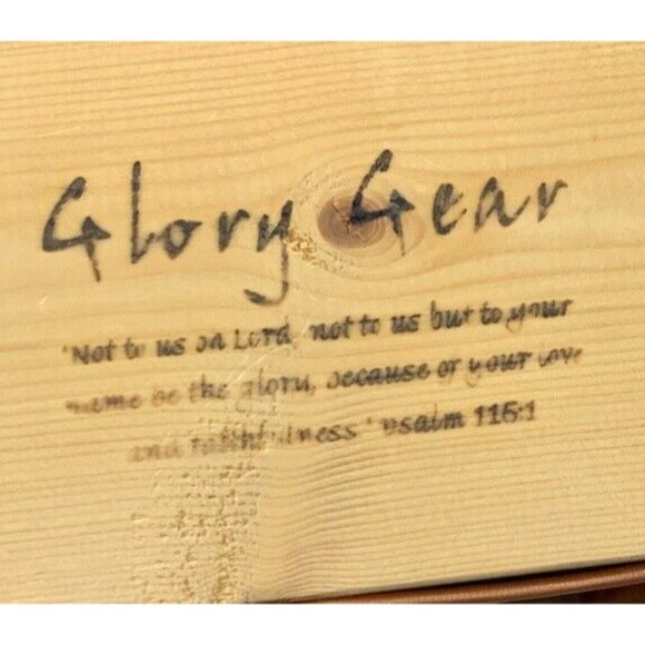 Glory Gear Recycled Materials Handbag Bible Verse Christian Pocketbook handmade - Picture 10 of 10